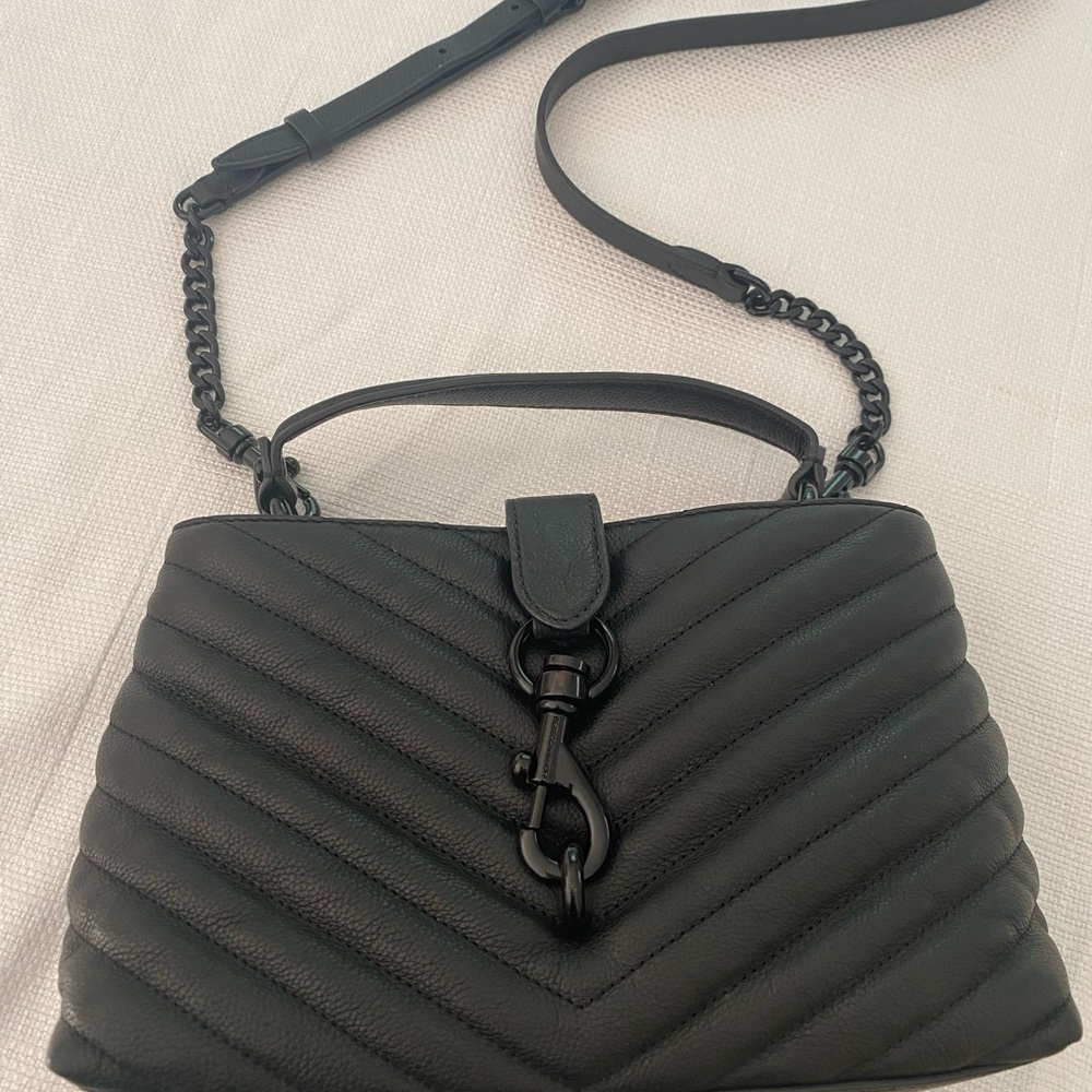Rebecca Minkoff Black Quilted Crossbody Bag
